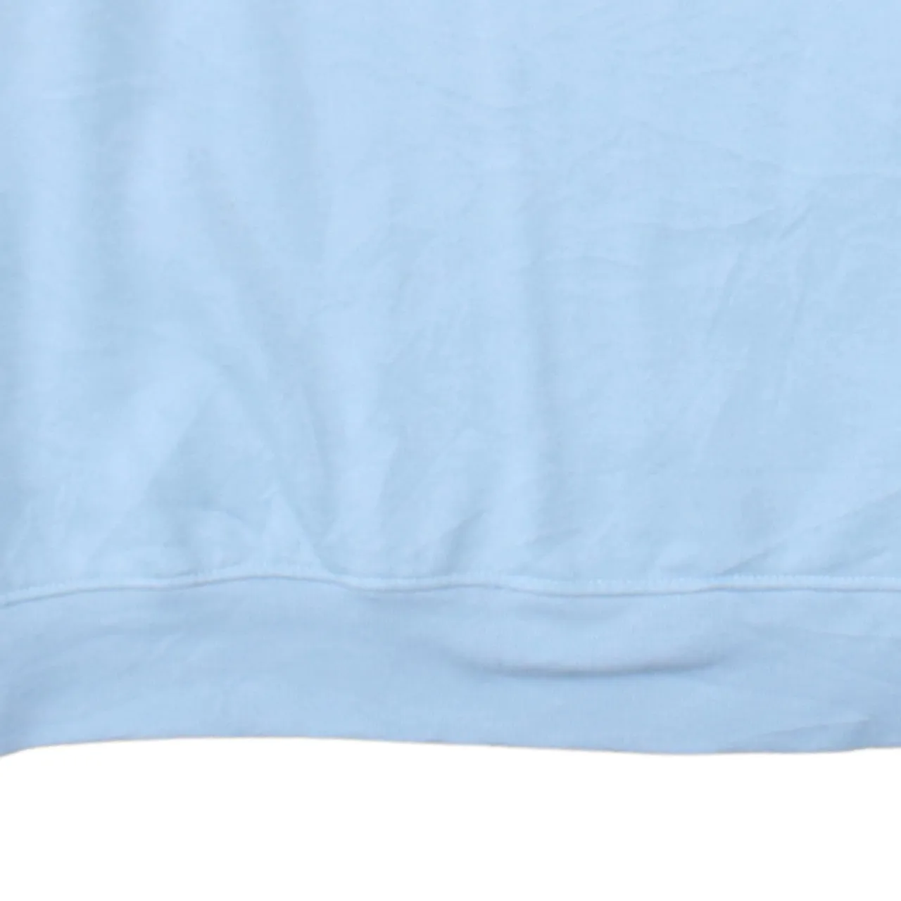 Disney Light Blue Sweatshirt Women's Medium Printed Stitch Graphic Ribbed Crewneck Pullover sold by Vintage Club product image thumbnail 4
