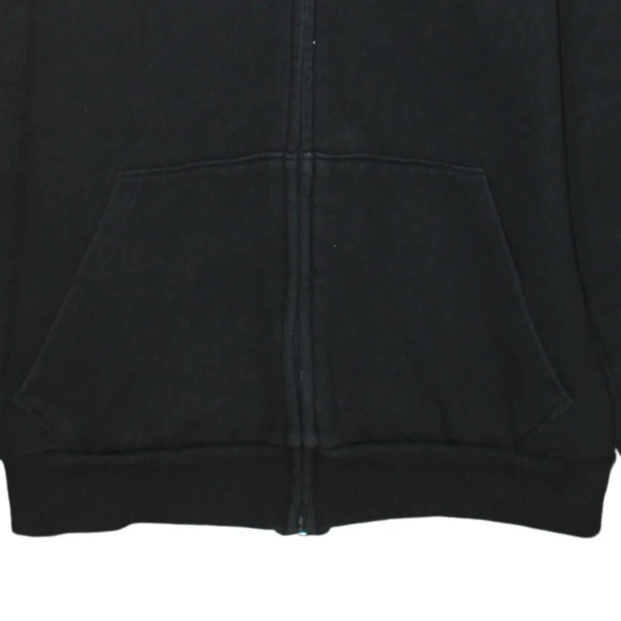 Puma Black Zip Hoodie Men's XSmall Embroidered Chest Logo Drawstring Hood Fleece Top sold by Vintage Club product image thumbnail 4