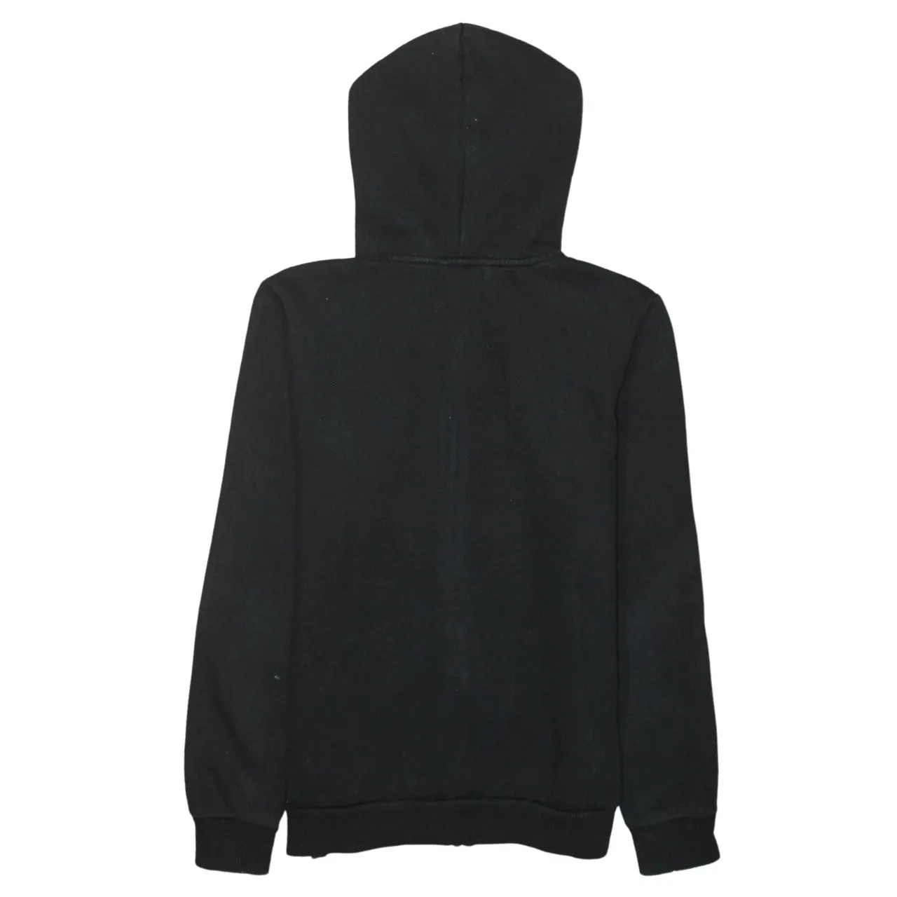 Puma Black Zip Hoodie Men's XSmall Embroidered Chest Logo Drawstring Hood Fleece Top sold by Vintage Club product image thumbnail 2