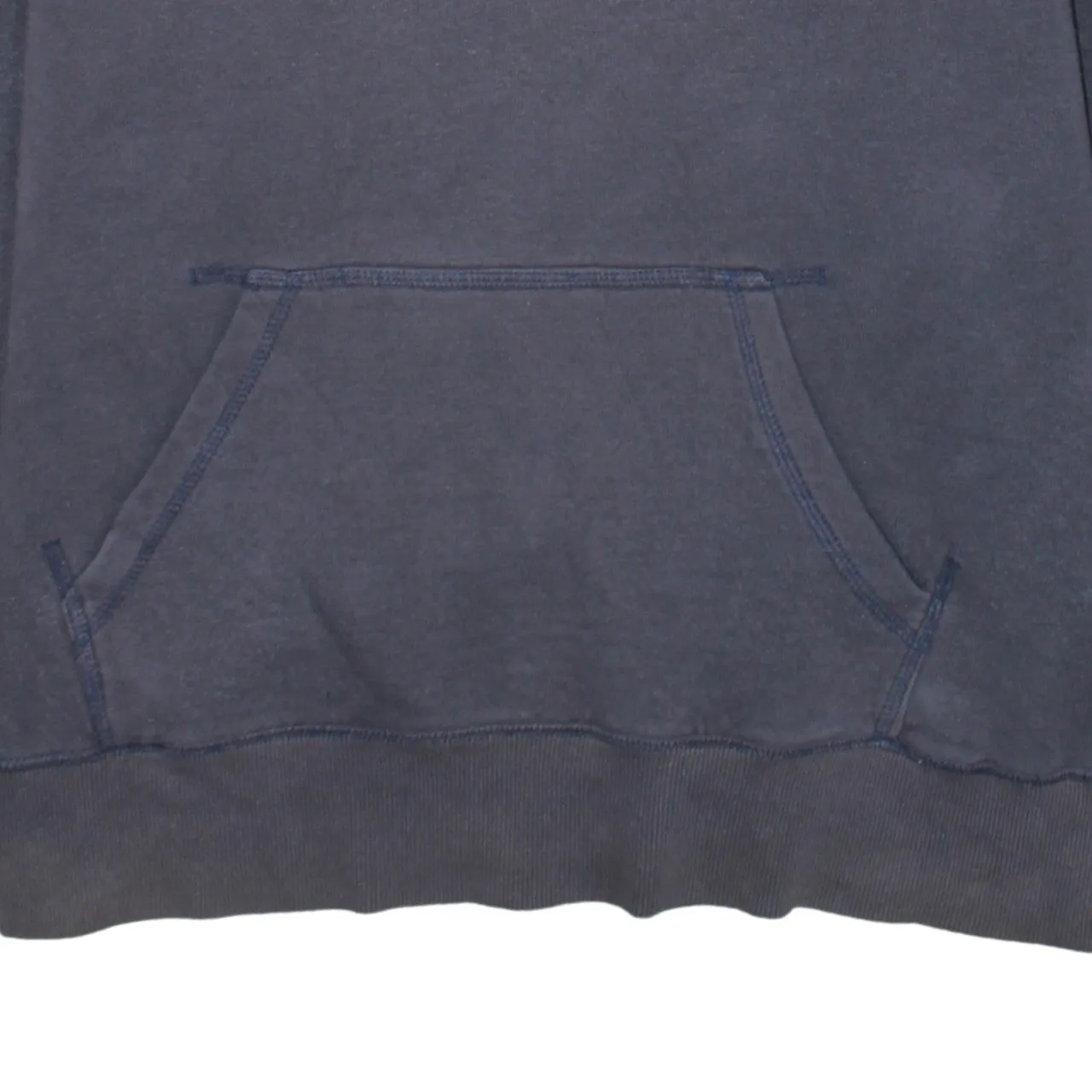 Nike Faded Navy Hoodie Men’s XLarge Embroidered Swoosh Front Pocket Pullover Sweatshirt sold by Vintage Club product image thumbnail 4