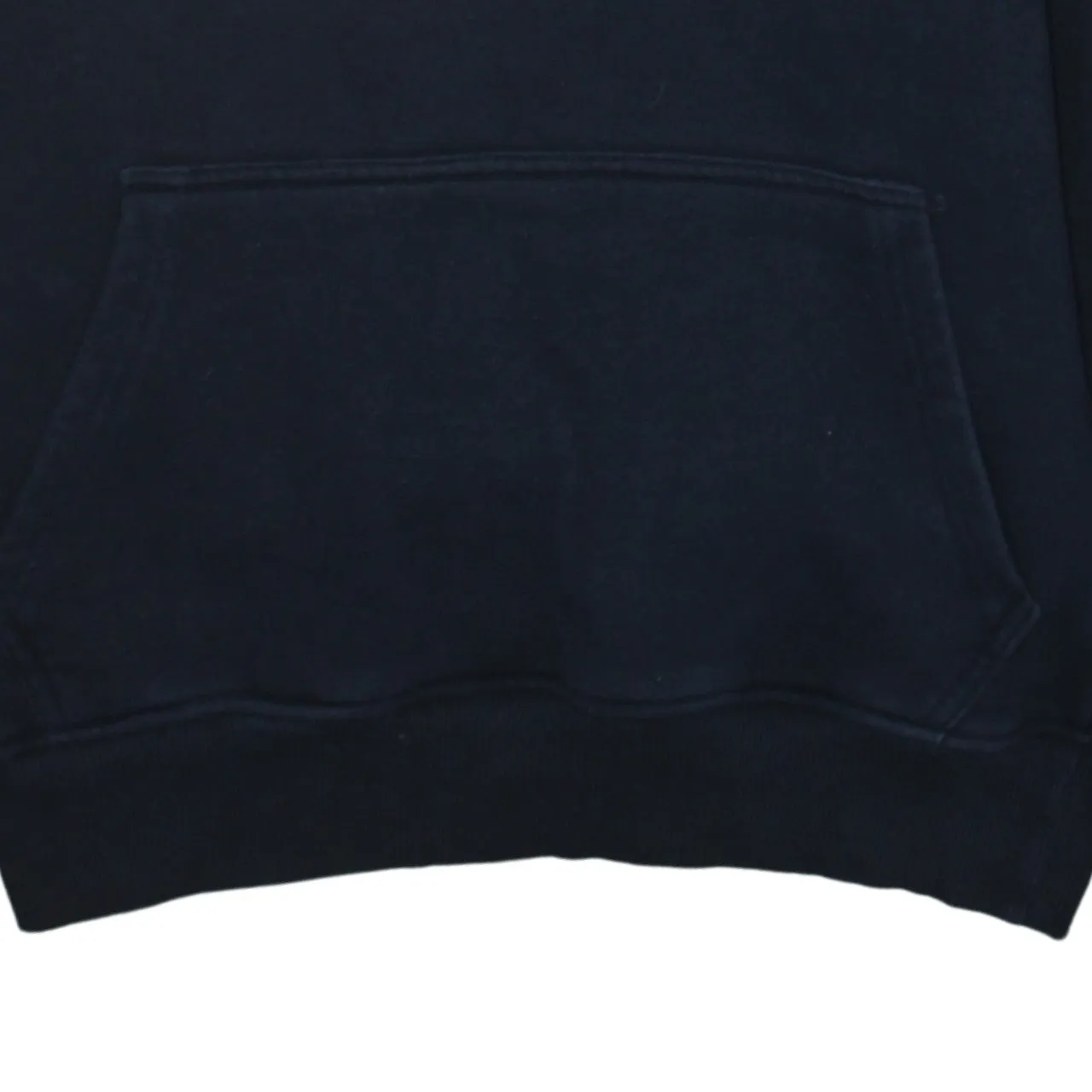 Nike Black Hoodie Men’s Medium Printed Big Logo Drawstring Hood Front Pocket Pullover sold by Vintage Club product image thumbnail 4