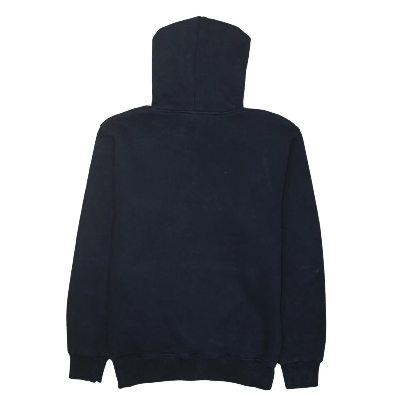 Nike Black Hoodie Men’s Medium Printed Big Logo Drawstring Hood Front Pocket Pullover sold by Vintage Club product image thumbnail 2