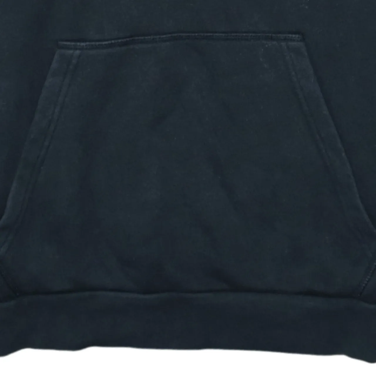 Adidas Black Hoodie Men's Small Embroidered Logo Piping Detail Front Pocket Pullover Sweatshirt sold by Vintage Club product image thumbnail 4