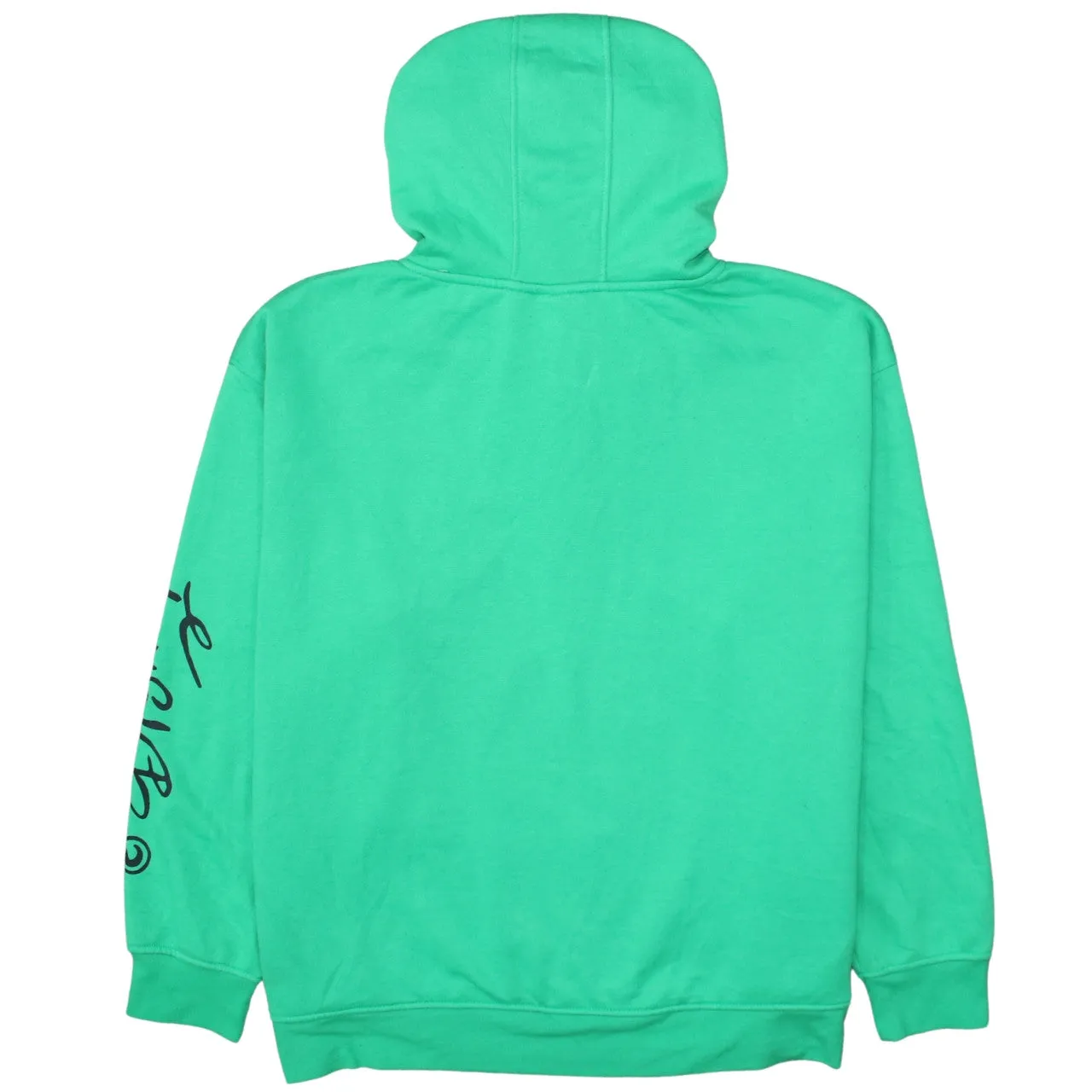 Disney Green Hoodie Women’s XLarge Printed Mickey Mouse Graphic Sleeve Script Sweatshirt sold by Vintage Club product image thumbnail 2