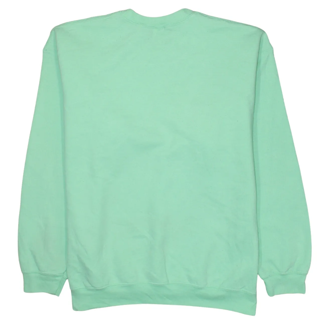 Nike Mint Green Sweatshirt Men's Large Embroidered Spellout Logo Crewneck Pullover Jumper sold by Vintage Club product image thumbnail 2