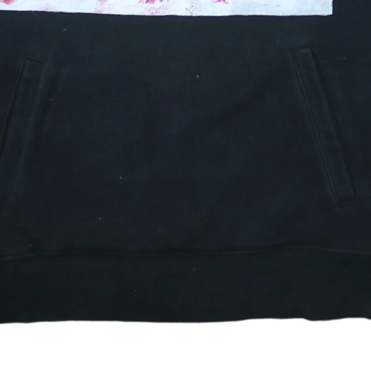 Fila Black Hoodie Women’s Large Printed Graphic Front Embroidered Chest Logo Pullover Sweatshirt sold by Vintage Club product image thumbnail 4
