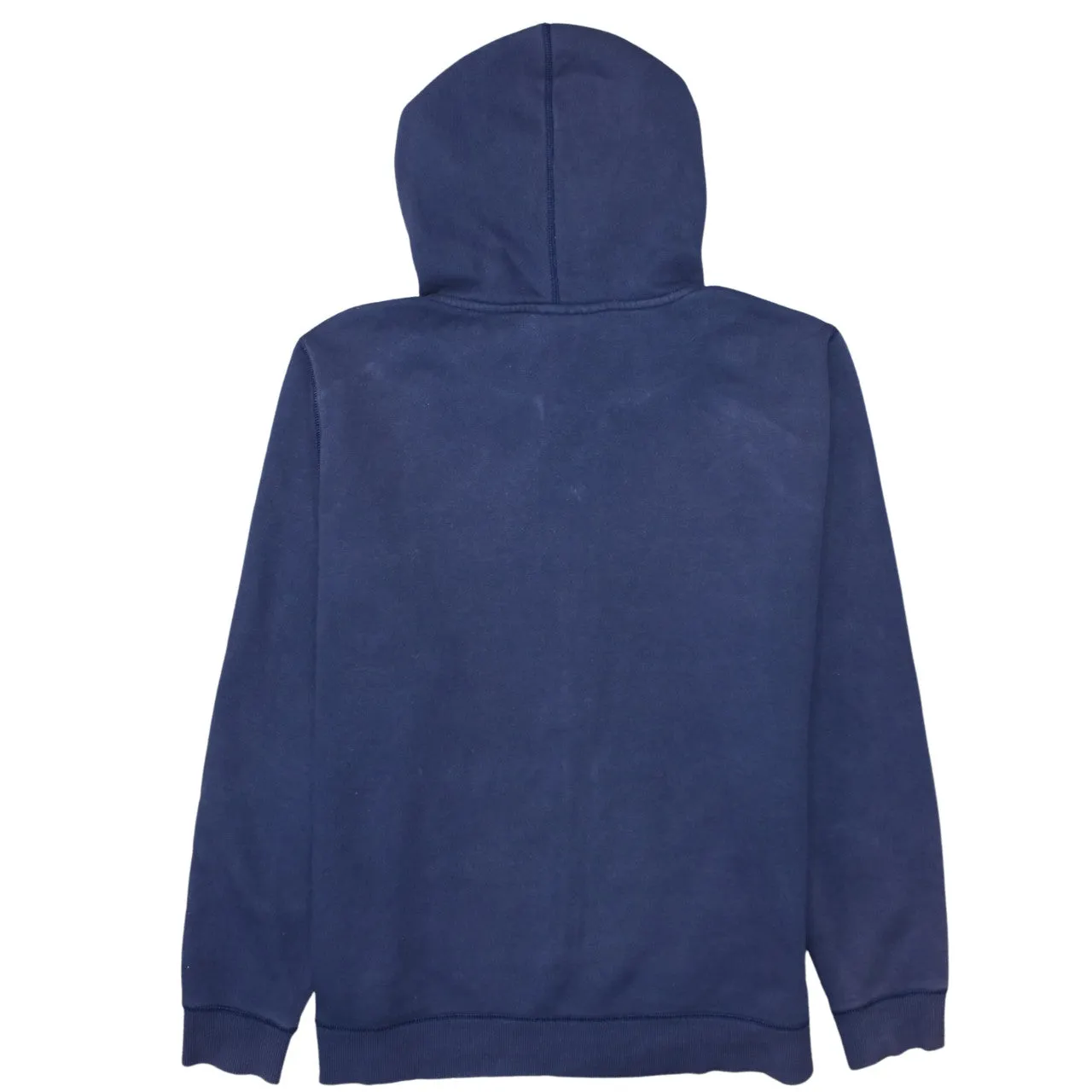 Under Armour Navy Blue Zip Hoodie Men's Large Printed Logo Split Pocket Fleece Sweatshirt sold by Vintage Club product image thumbnail 2