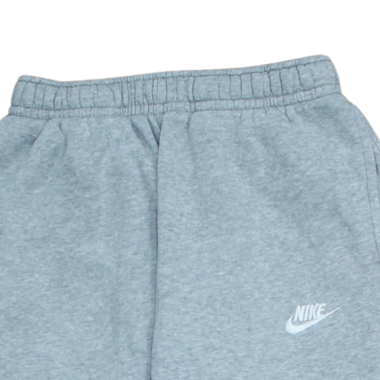Nike Light Grey Joggers Sweatpants Men’s Small Embroidered Swoosh Elastic Waist Cuffed Hem Loungewear sold by Vintage Club product image thumbnail 3