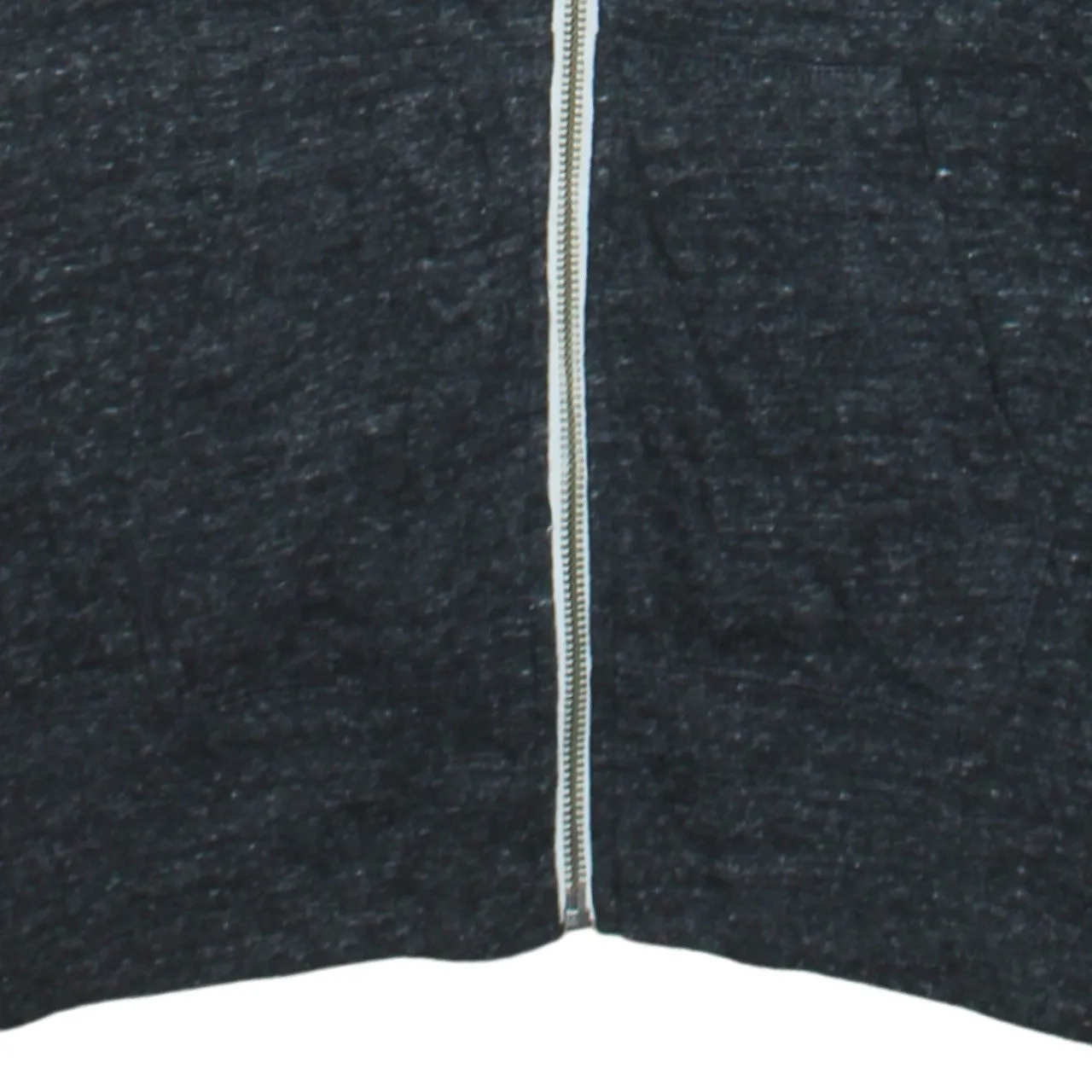Nike Charcoal Full Zip Hoodie Women’s Small Printed Swoosh Logo Drawstring Hood Sweatshirt sold by Vintage Club product image thumbnail 4