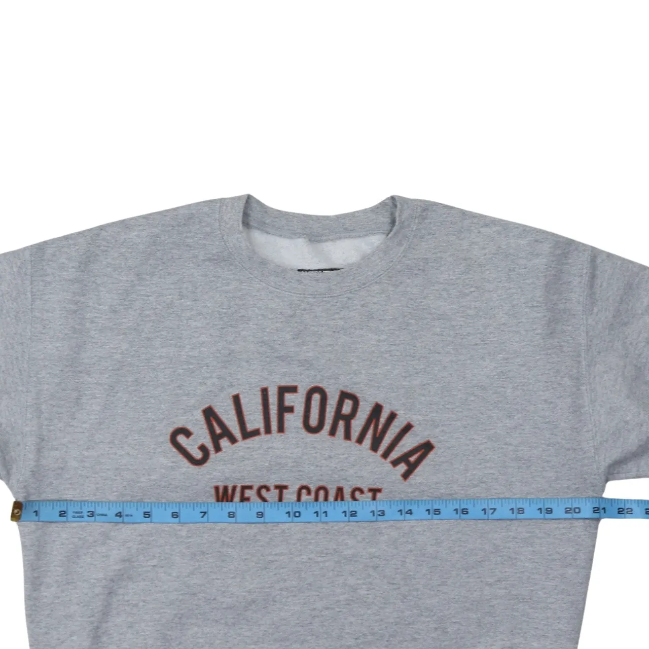 PrettyLittleThing Grey Sweatshirt Men's Small Printed California West Coast Crewneck Pullover Top sold by Vintage Club product image thumbnail 5