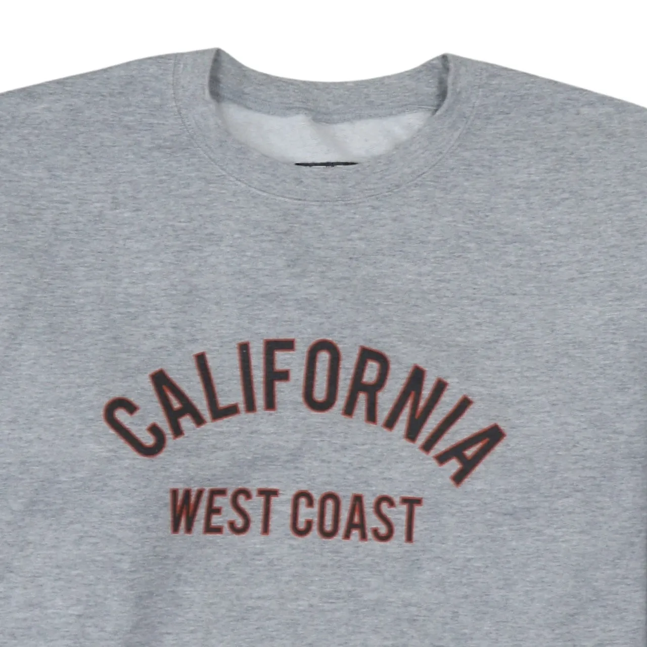 PrettyLittleThing Grey Sweatshirt Men's Small Printed California West Coast Crewneck Pullover Top sold by Vintage Club product image thumbnail 3