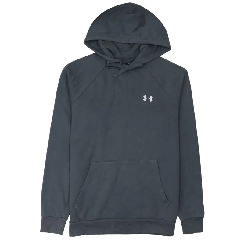 Under Armour Dark Grey Hoodie Men's Medium Embroidered Logo Front Pocket Pullover Sweatshirt sold by Vintage Club
