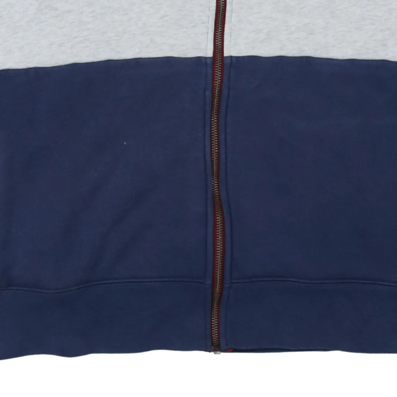 Nike Burgundy Red Colour Block Hoodie Women’s XLarge Embroidered Air Logo Zip Sweatshirt sold by Vintage Club product image thumbnail 4