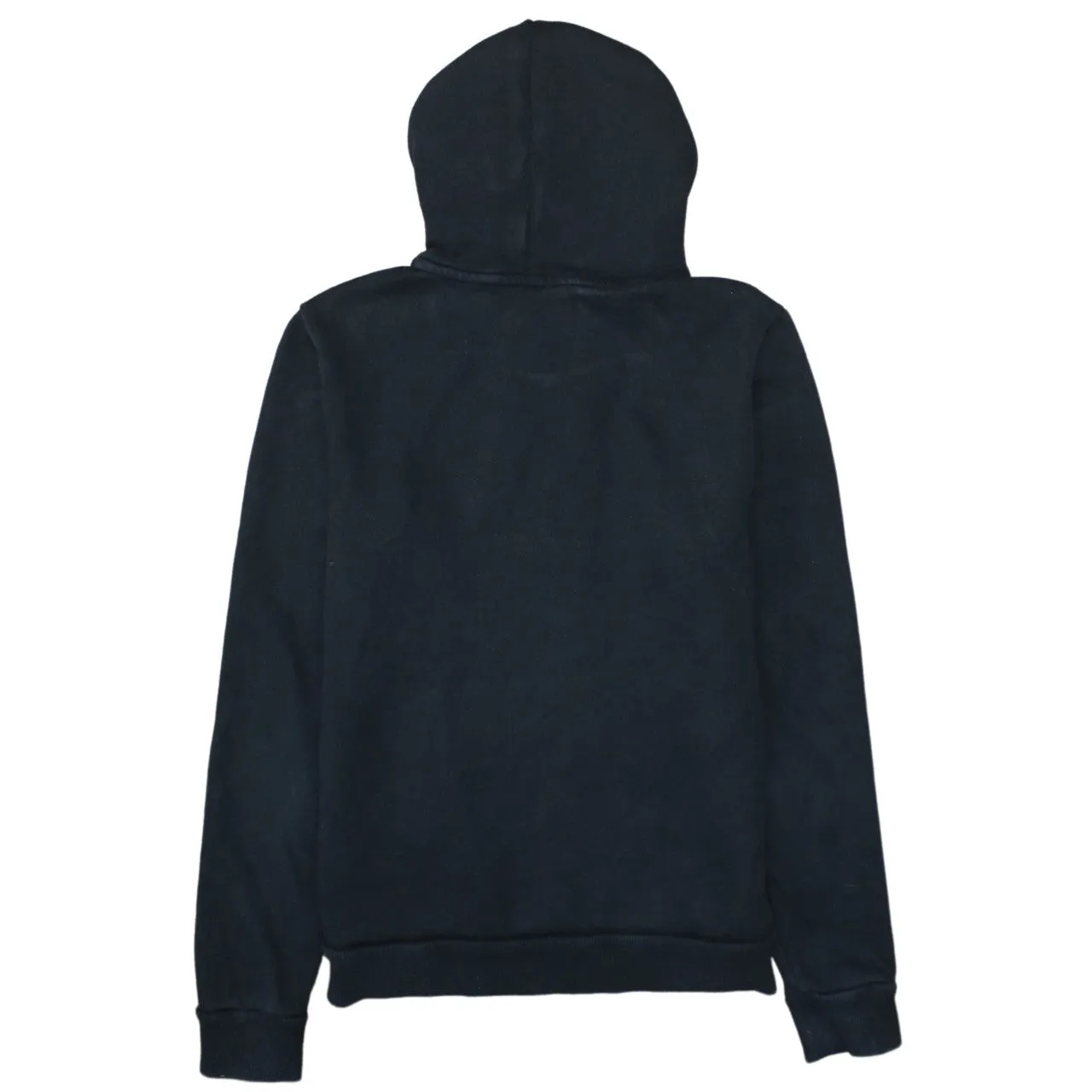 Puma Black Hoodie Women’s Medium Printed Logo Front Pouch Fleece Pullover Sweatshirt sold by Vintage Club product image thumbnail 2