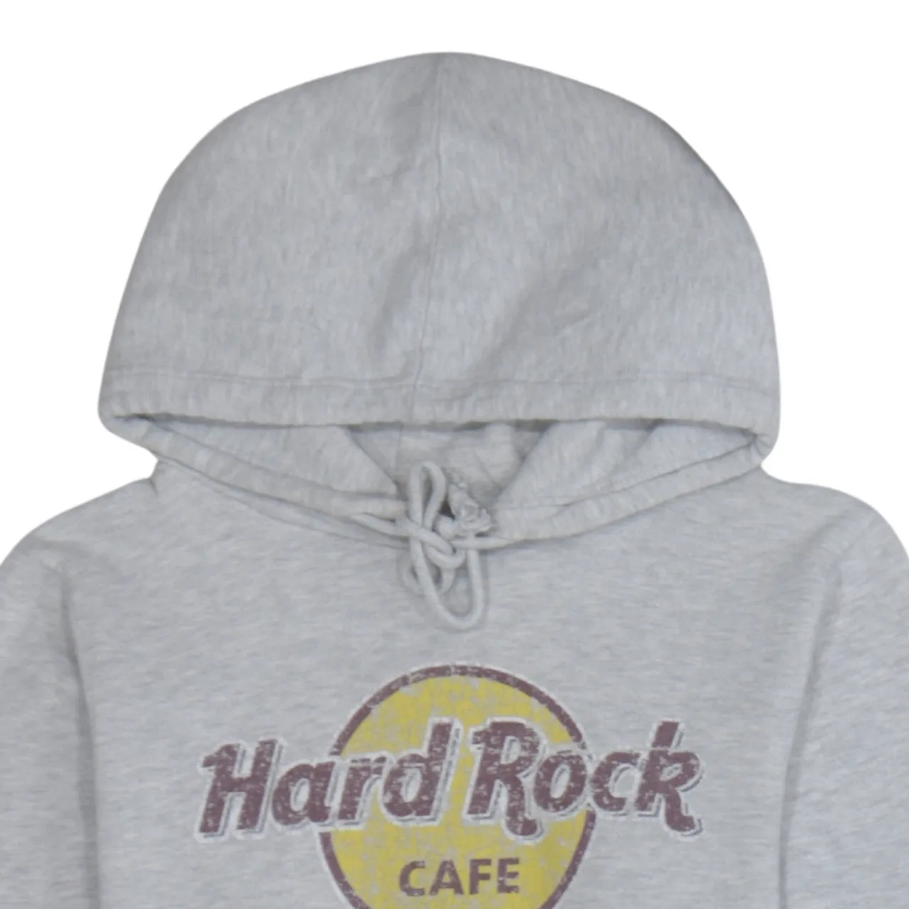 Hard Rock Cafe Light Grey Hoodie Women’s Small Printed Tenerife Logo Fleece Pullover Sweatshirt sold by Vintage Club product image thumbnail 3