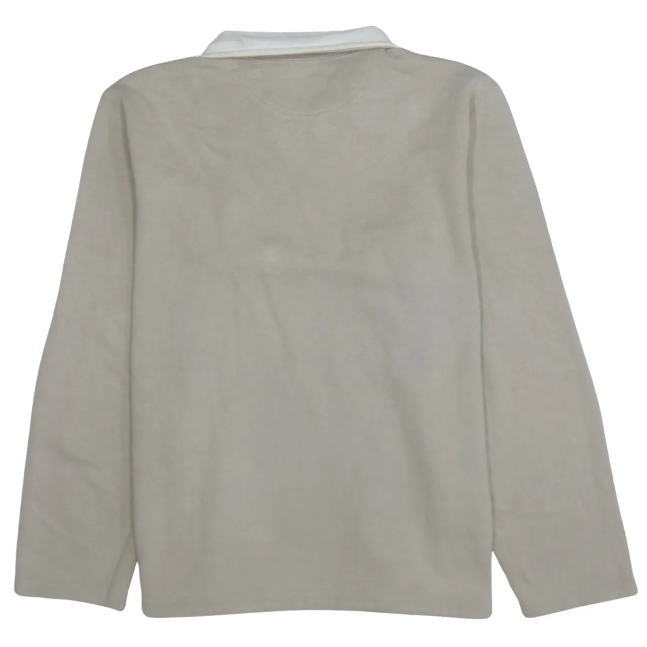 Champion Beige Cream Quarter Zip Sweatshirt Men's Medium Embroidered Logo Fleece Collar Pullover Top sold by Vintage Club product image thumbnail 2