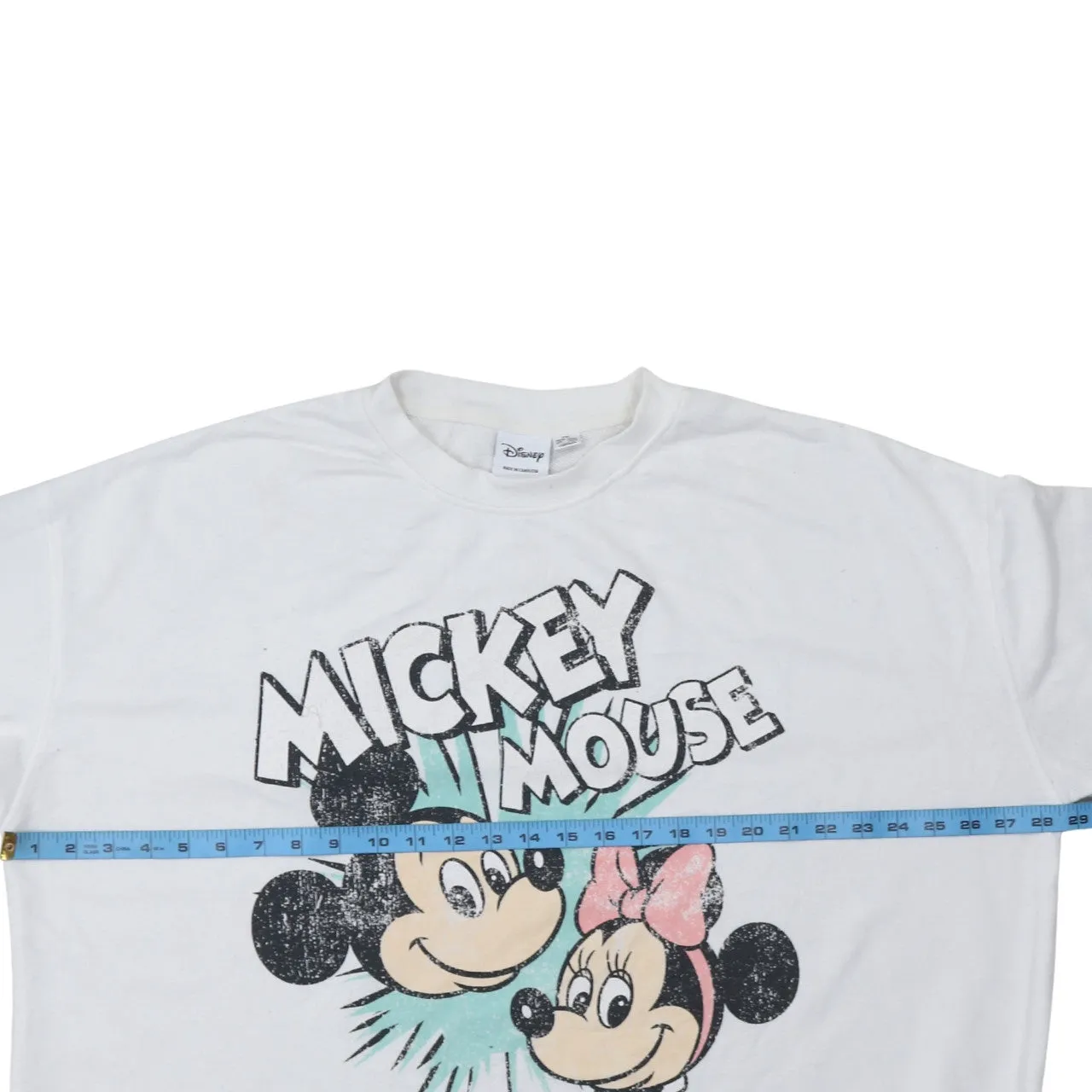 Disney White Mickey Mouse Adventures Sweatshirt Women’s 2XL Printed Graphic Pullover Top sold by Vintage Club product image thumbnail 5