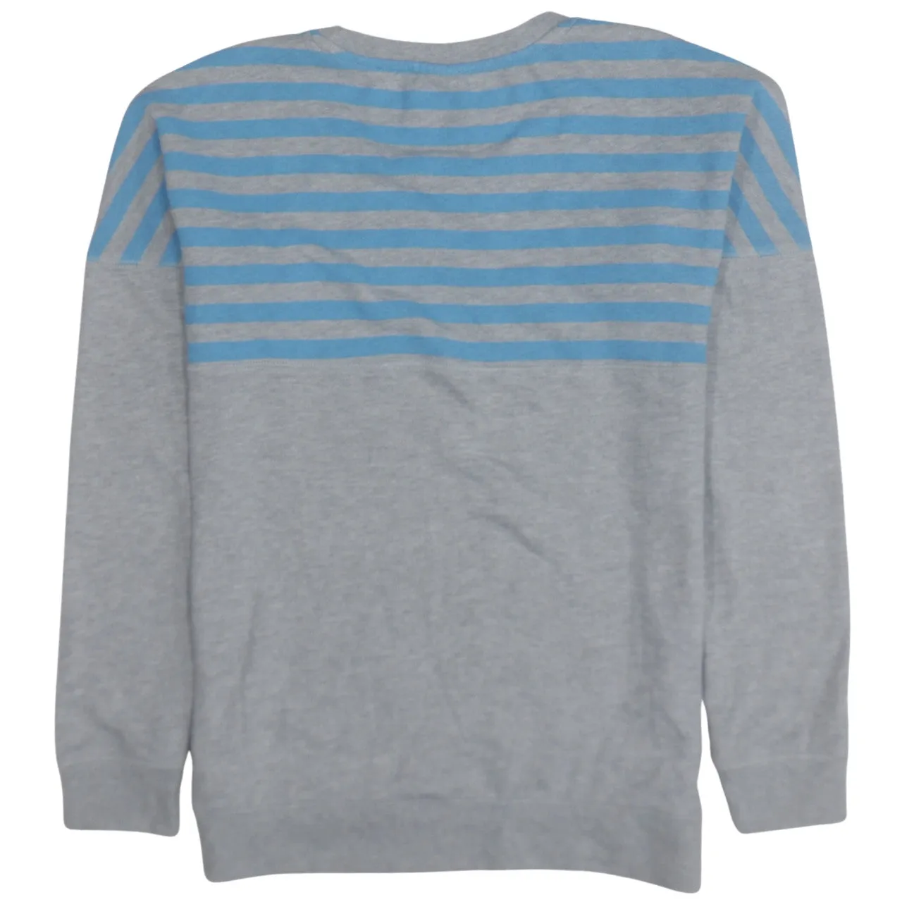 Disney Grey Sweatshirt Women's XLarge Stitch All Over Print Striped Shoulder Pullover Jumper sold by Vintage Club product image thumbnail 2