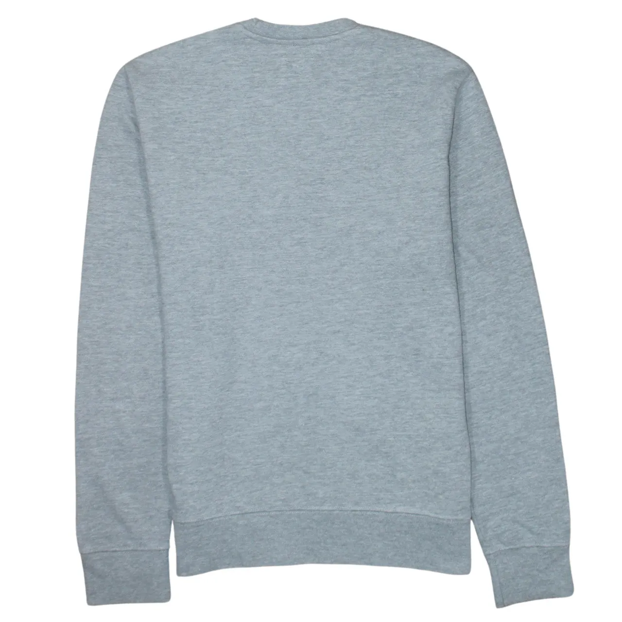 Champion Grey Crewneck Sweatshirt Men's Small Embroidered Script Logo Ribbed Cuffs Pullover sold by Vintage Club product image thumbnail 2