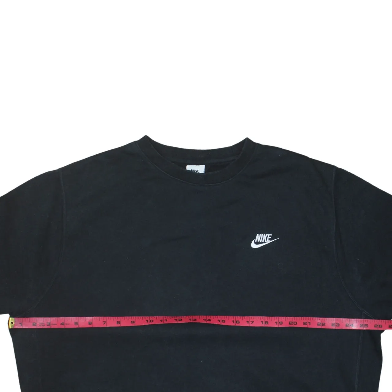 Nike Black Sweatshirt Men's XLarge Embroidered Swoosh Logo Crewneck Pullover Fleece Top sold by Vintage Club product image thumbnail 5