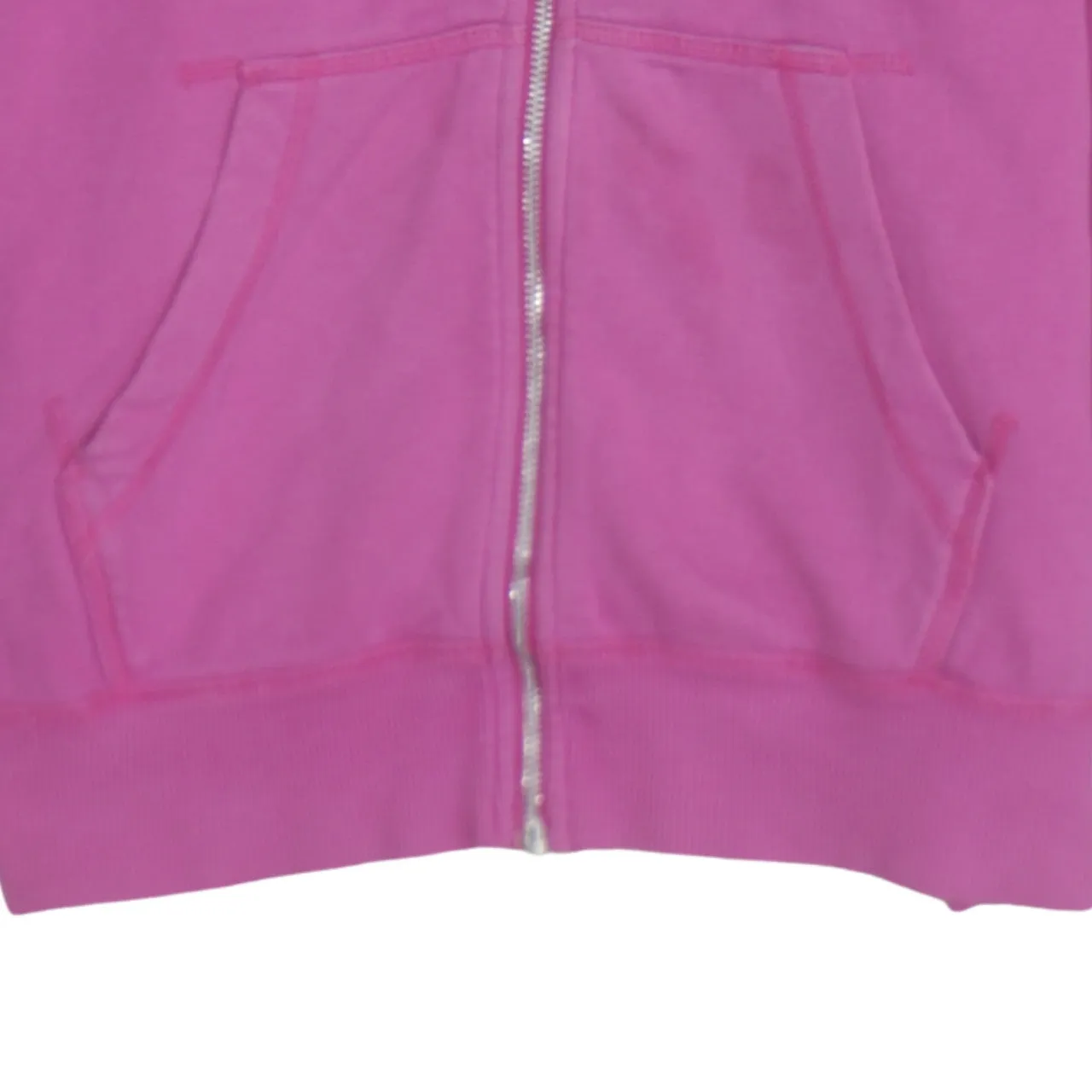 Nike Pink Full Zip Hoodie Women’s XLarge Embroidered Logo Drawstring Hood Front Pockets Sweatshirt sold by Vintage Club product image thumbnail 4