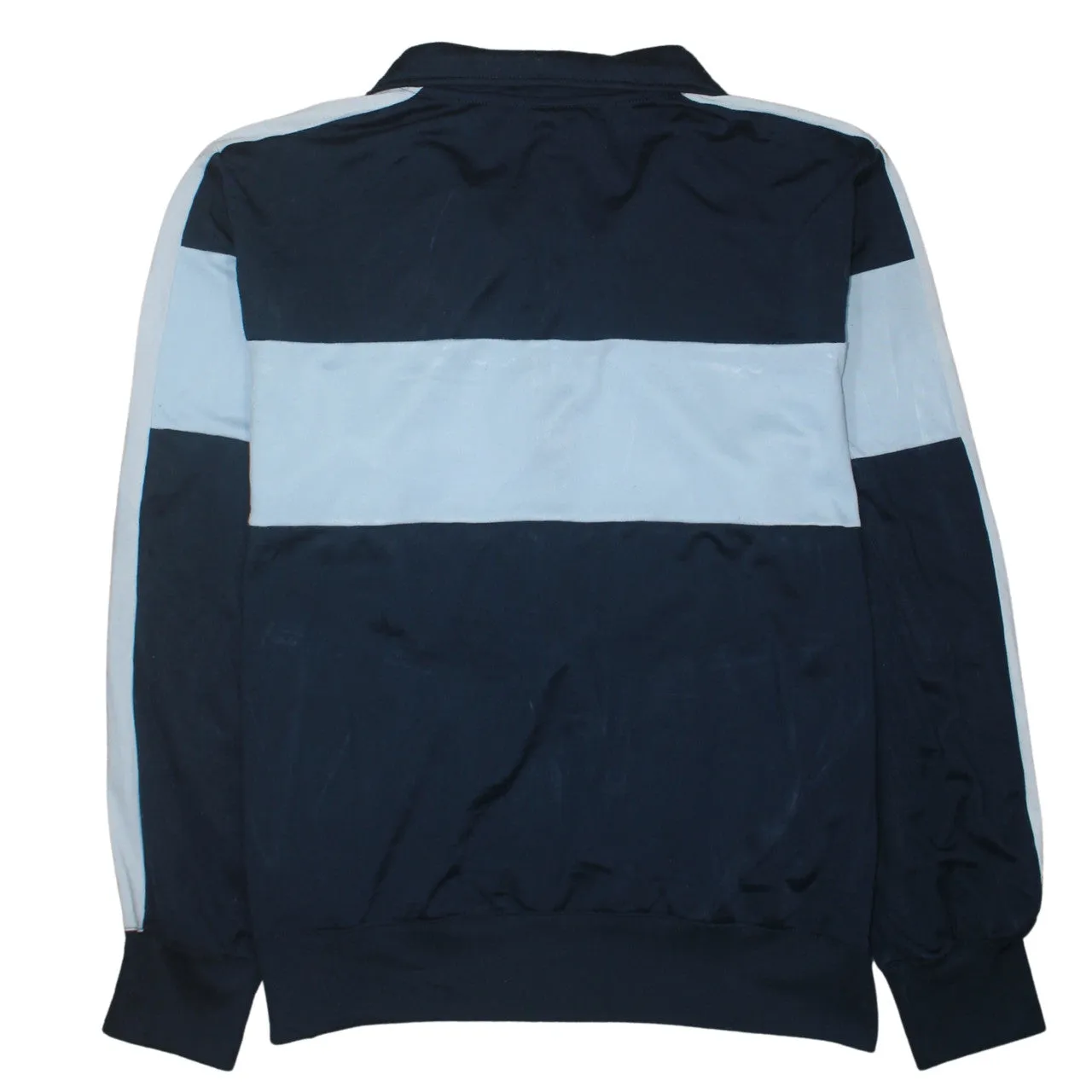 Nike Navy Blue Track Jacket Women’s Large Full Zip Embroidered Swoosh Colour Block Top sold by Vintage Club product image thumbnail 2