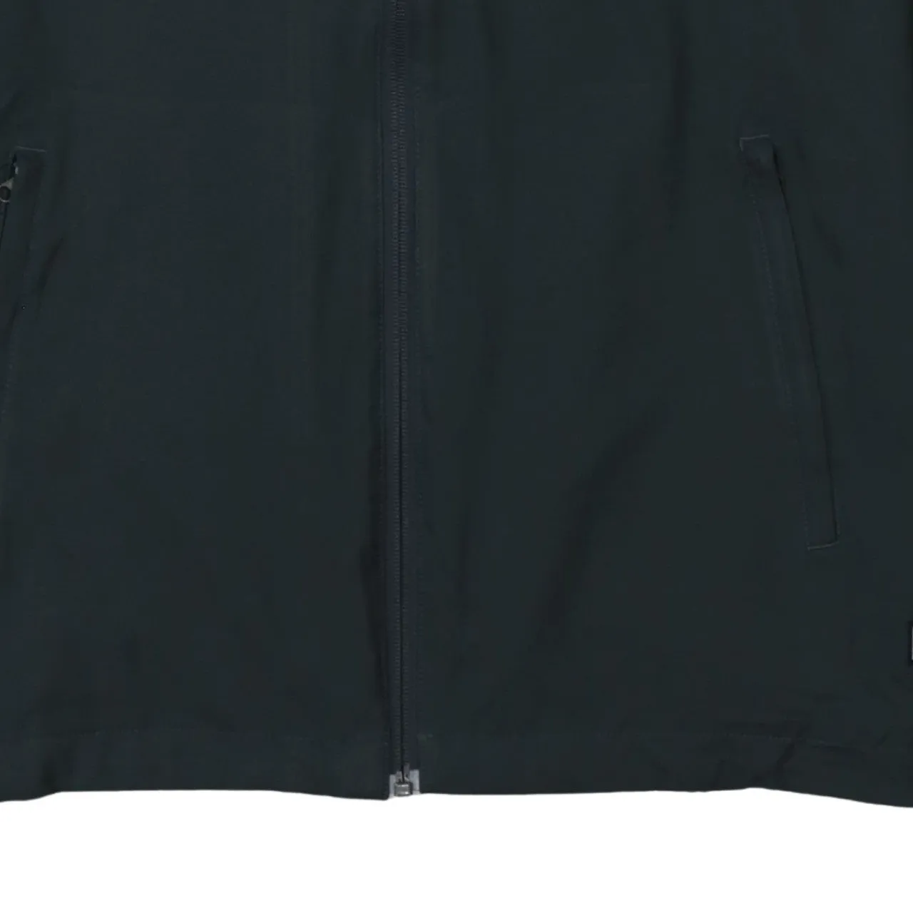Nike Black Track Jacket Women’s XLarge Hertha BSC AOK Printed Logos Orange Stripe Zip Top sold by Vintage Club product image thumbnail 4