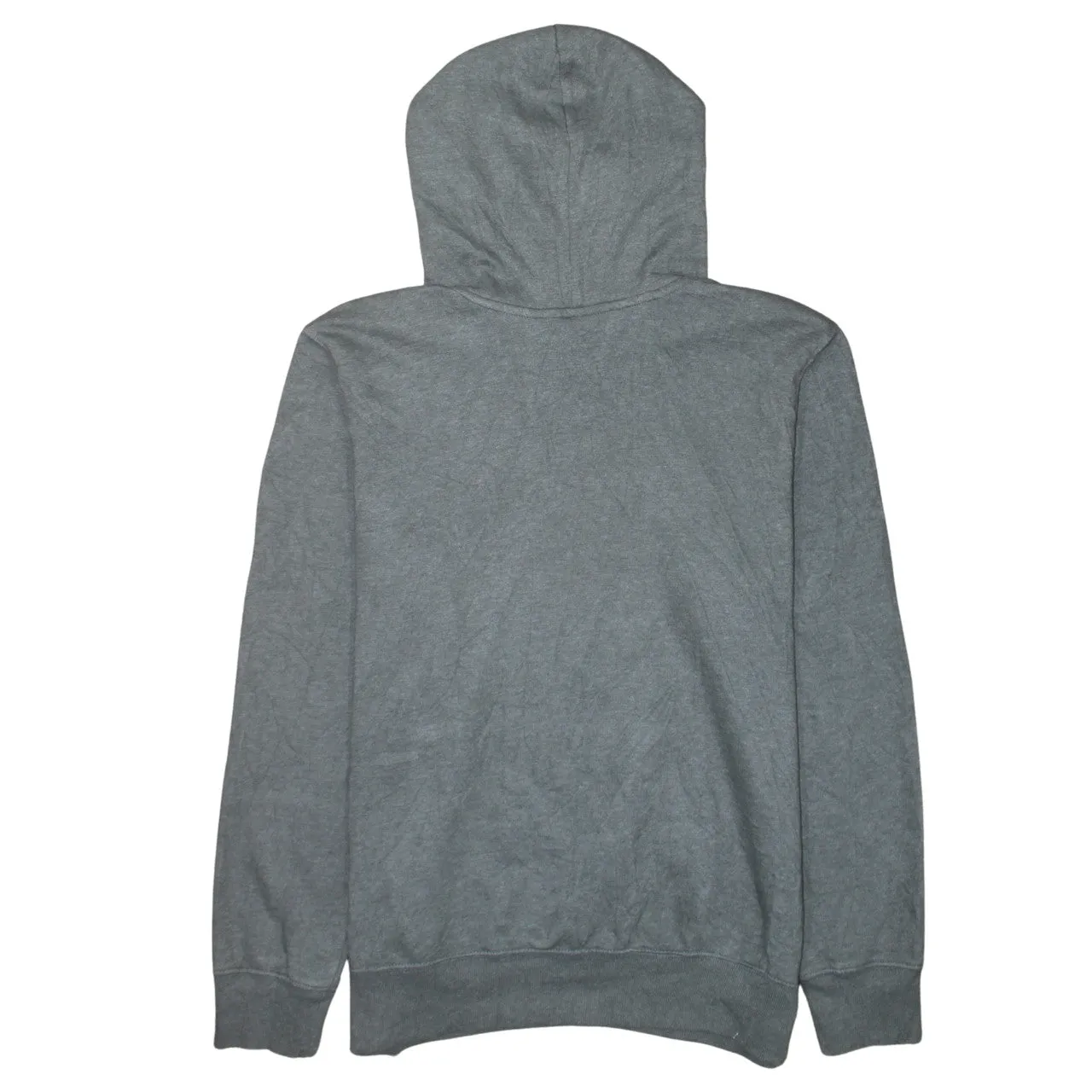 The North Face Grey Hoodie Men's Large Printed Box Logo Pullover Sweatshirt Fleece Top sold by Vintage Club product image thumbnail 2