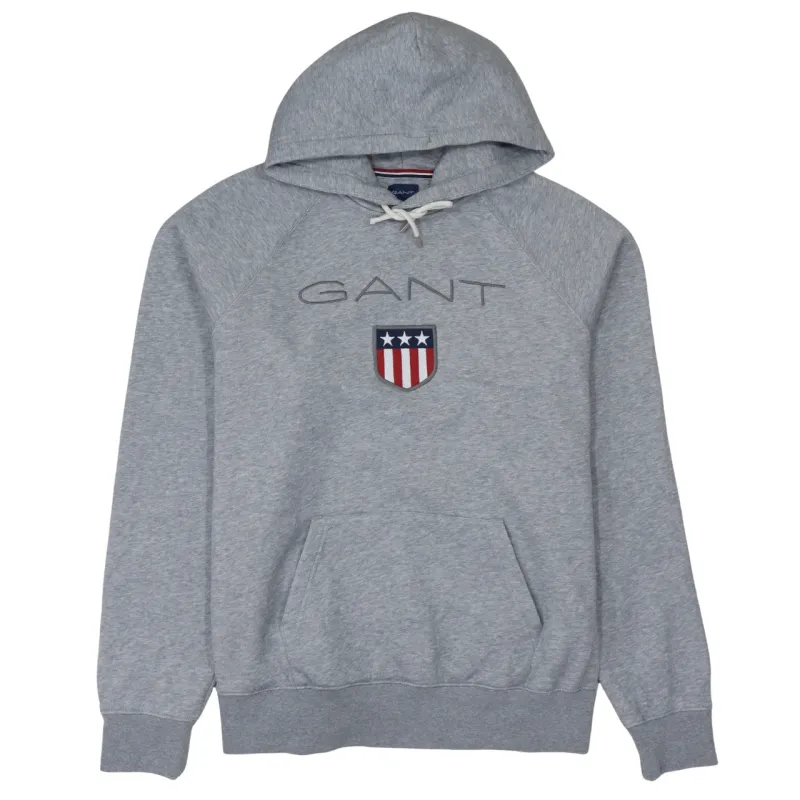 GANT 90's Spellout Pullover Hoodie XXLarge (2XL) Grey sold by Vintage Club