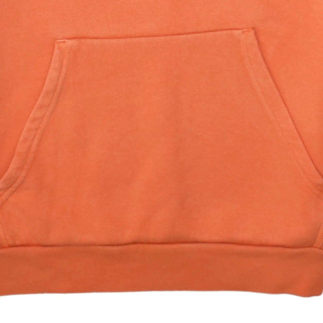 Adidas Orange Hoodie Women’s Medium Embroidered Logo Front Pocket Pullover Sweatshirt sold by Vintage Club product image thumbnail 4