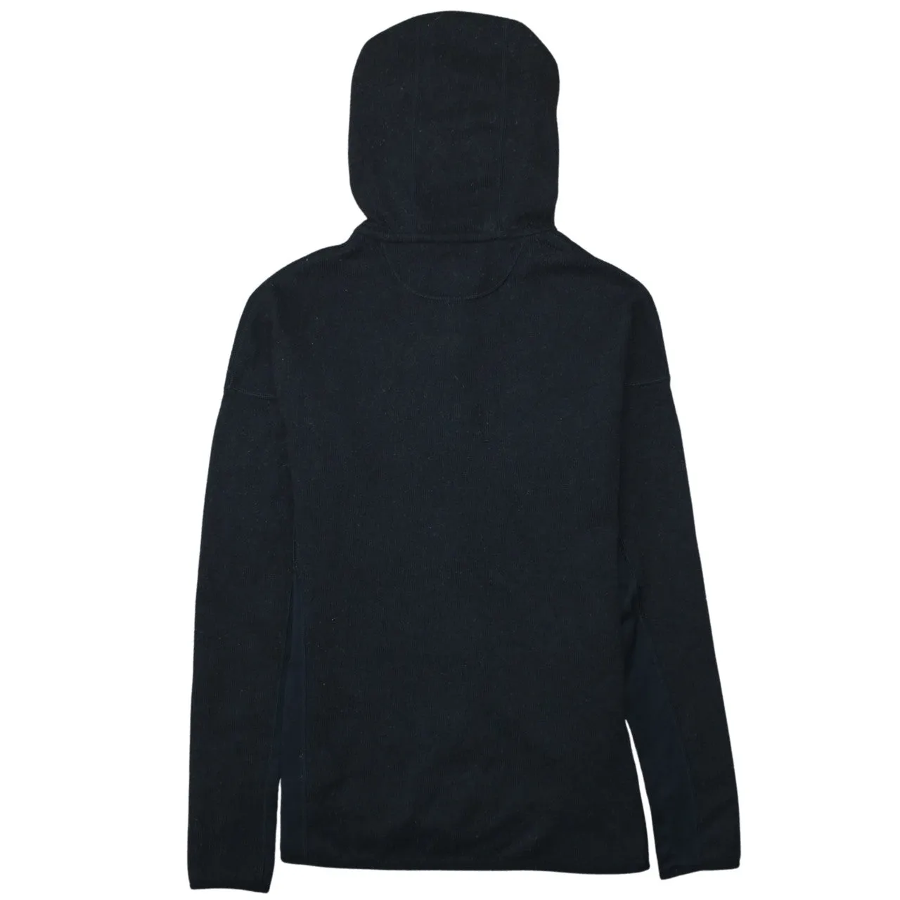 Patagonia Black Full Zip Hoodie Women’s Medium Embroidered Logo Zip Pockets Fleece Jacket sold by Vintage Club product image thumbnail 2