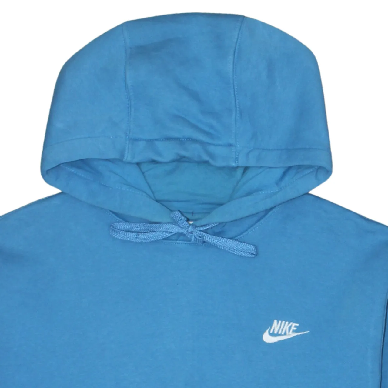 Nike Blue Hoodie Men’s Medium Embroidered Swoosh Logo Front Pocket Pullover Sweatshirt sold by Vintage Club product image thumbnail 3