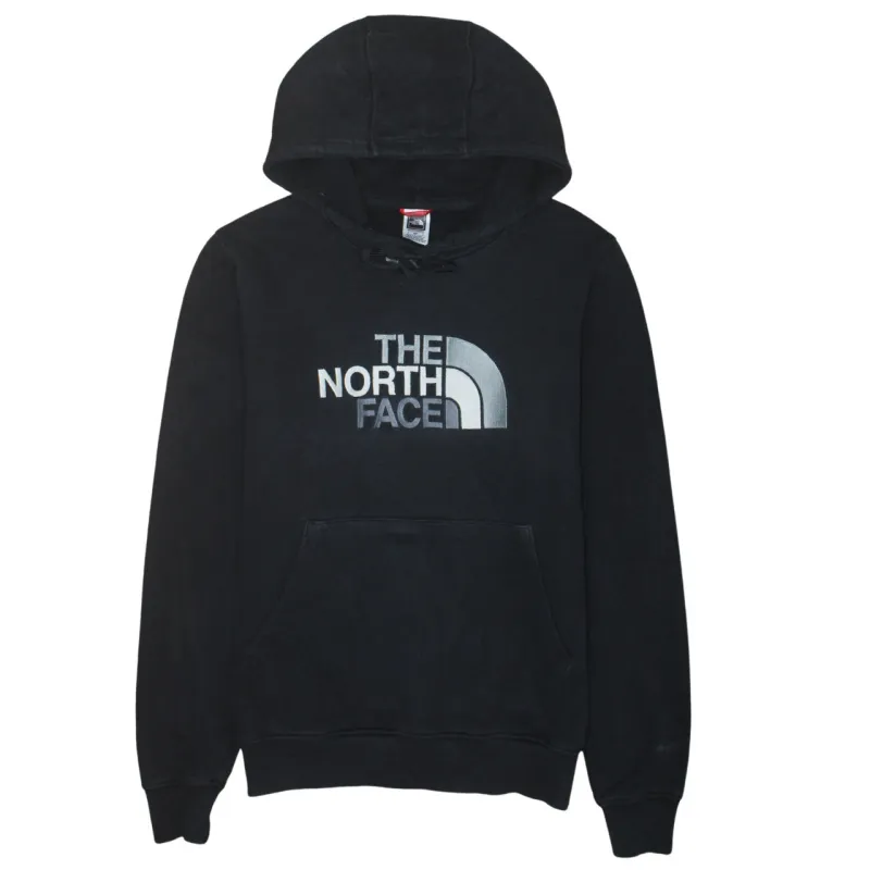 The North Face Black Hoodie Men's Small Printed Front Logo Pullover Sweatshirt sold by Vintage Club