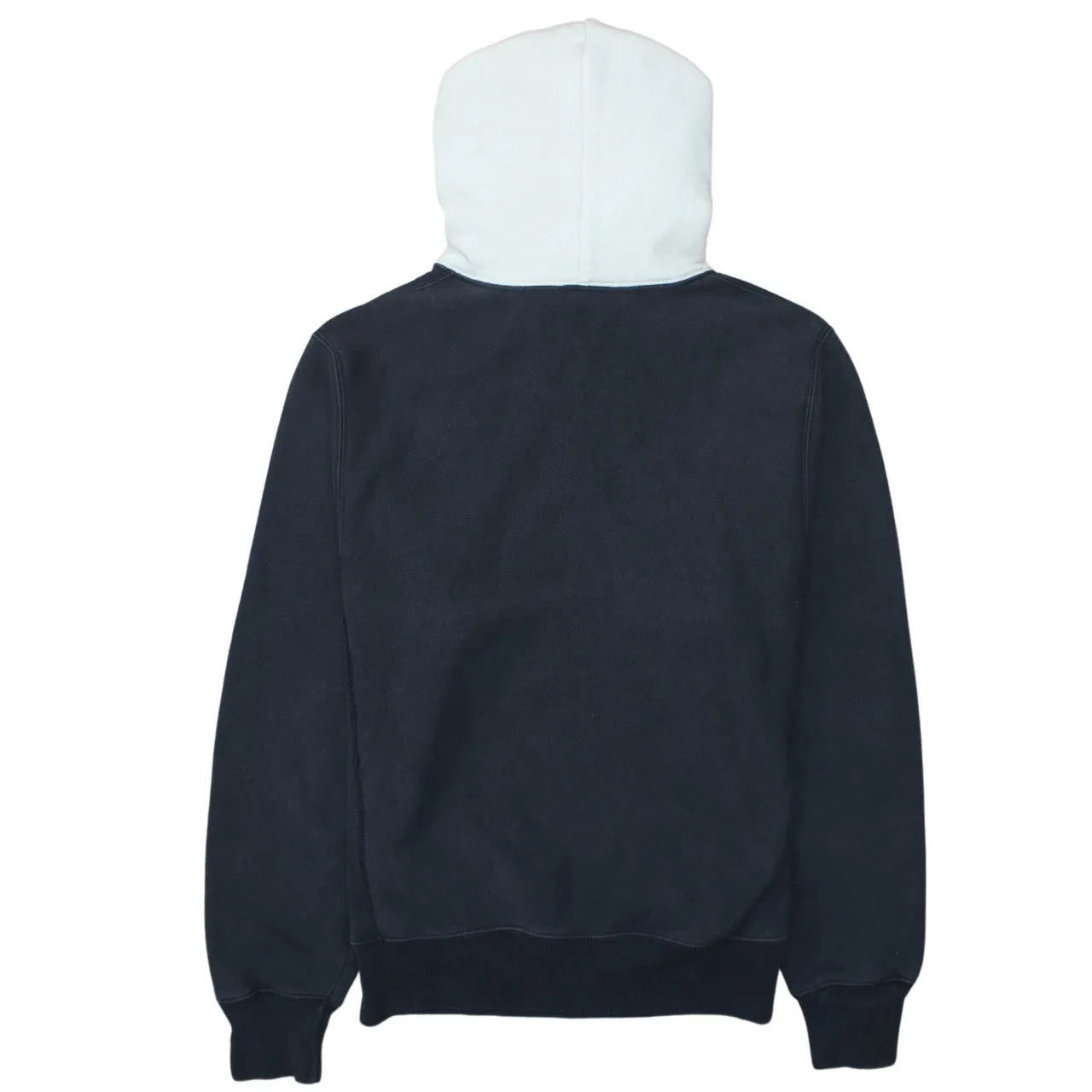 Champion Black Pullover Hoodie Men’s Small Embroidered Logo Contrast Hood Fleece Sweatshirt sold by Vintage Club product image thumbnail 2