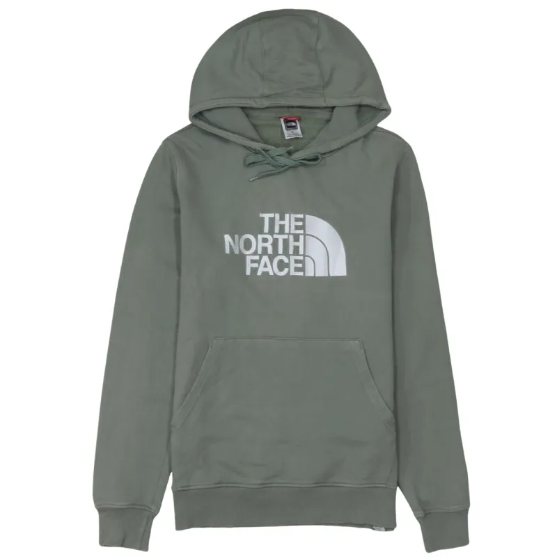 The North Face Green Hoodie Men's Small Printed Logo Front Pocket Pullover Sweatshirt sold by Vintage Club