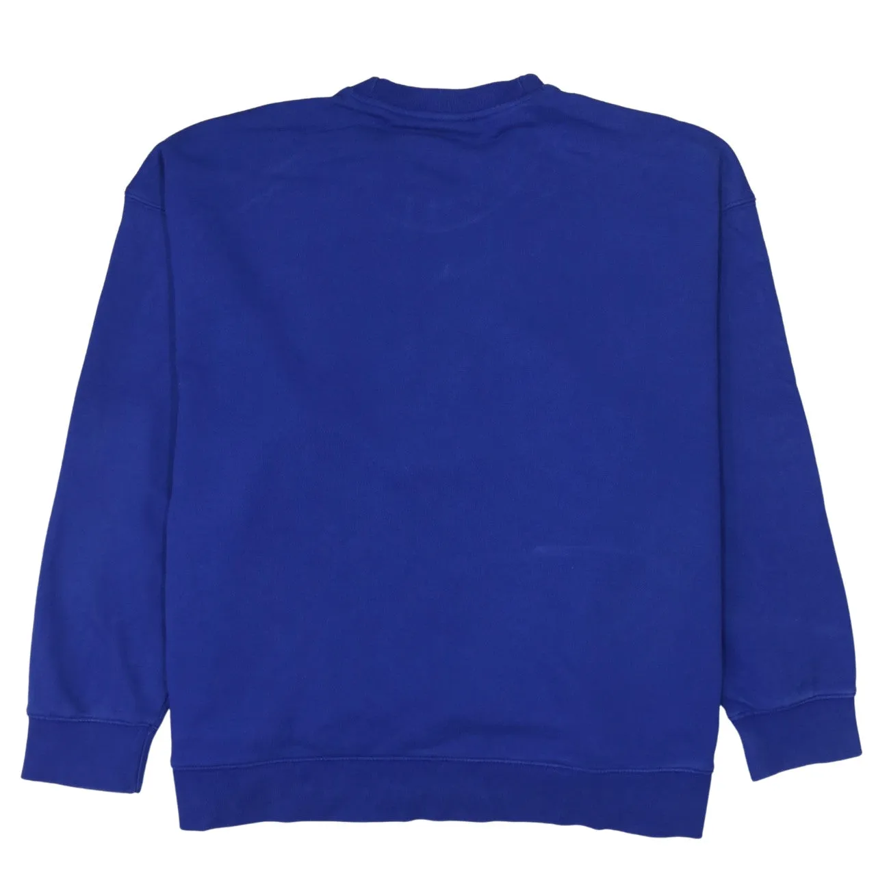 Adidas Royal Blue Sweatshirt Women's XLarge Printed Trefoil Logo Crewneck Pullover Top sold by Vintage Club product image thumbnail 2