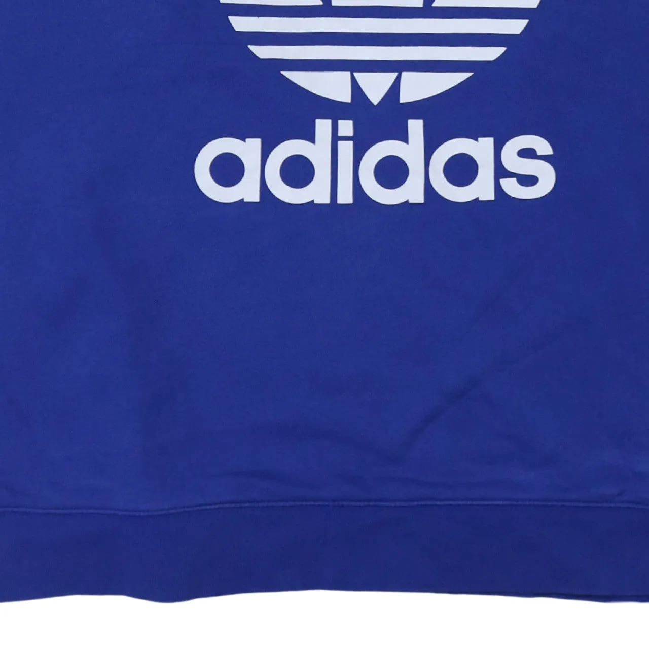 Adidas Royal Blue Sweatshirt Women's XLarge Printed Trefoil Logo Crewneck Pullover Top sold by Vintage Club product image thumbnail 4