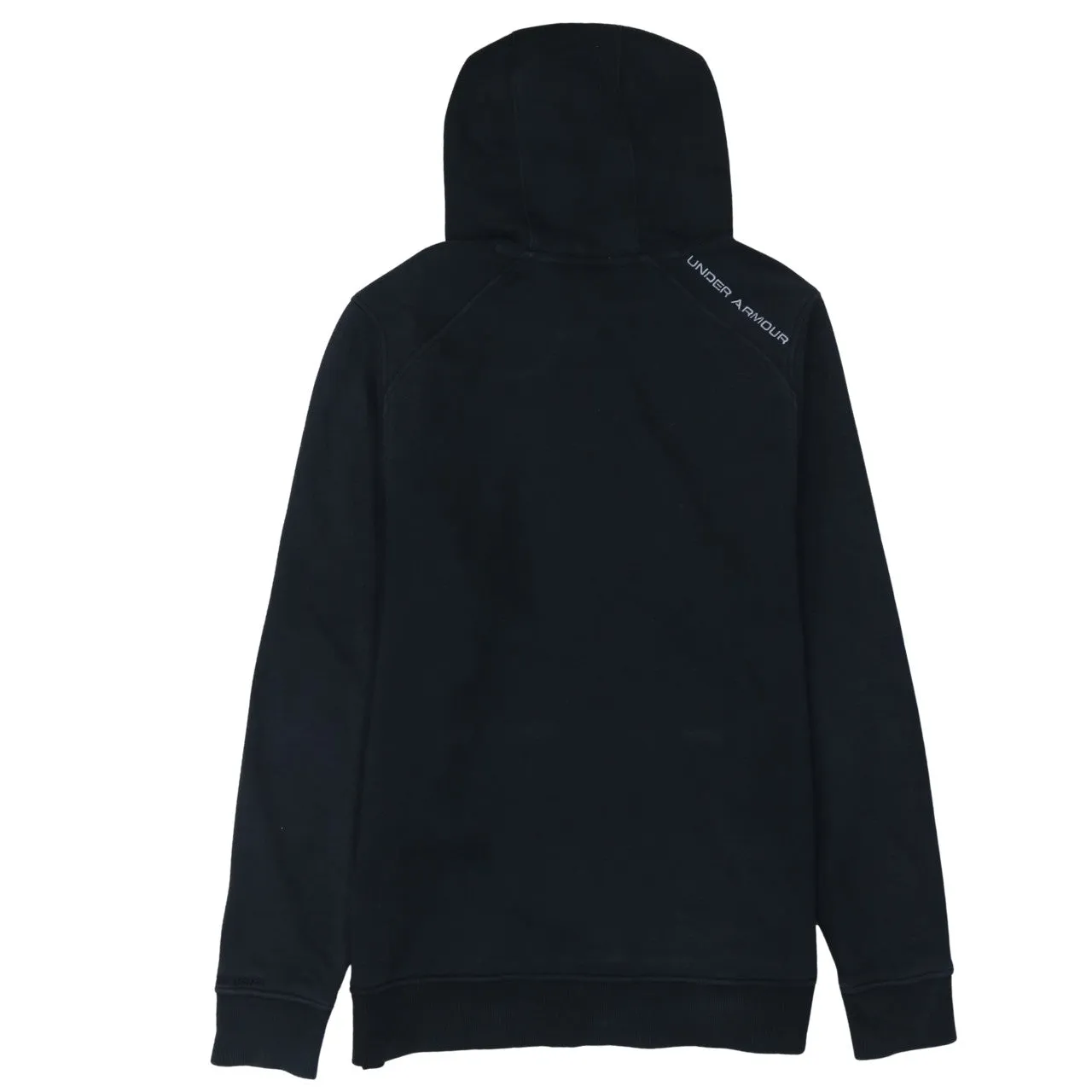 Under Armour Black Hoodie Men’s Medium Embroidered Chest Logo Fleece Pullover Sweatshirt sold by Vintage Club product image thumbnail 2