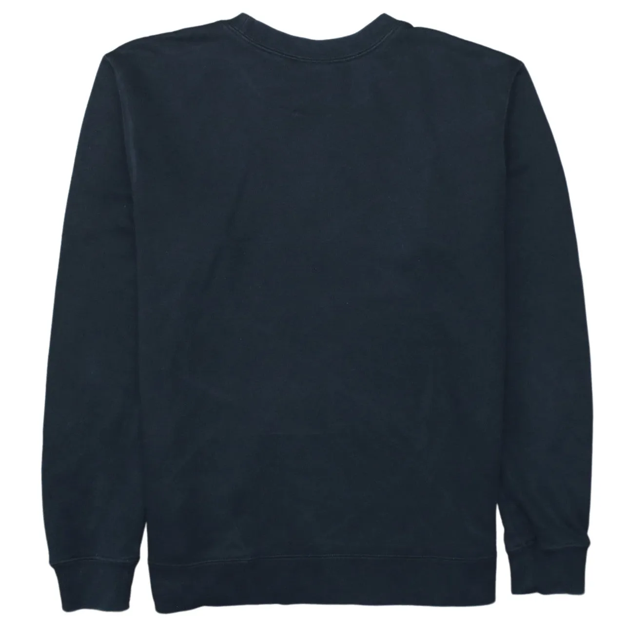 Nike Black Sweatshirt Men's Small Embroidered Swoosh Branded Sleeve Tape Pullover Top sold by Vintage Club product image thumbnail 2