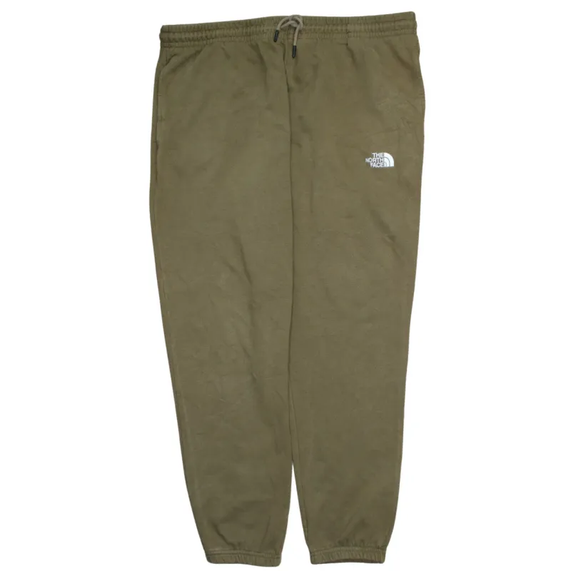 The North Face Olive Green Joggers Men's XLarge Embroidered Logo Elastic Waist Cuffed Sweatpants made by The North Face