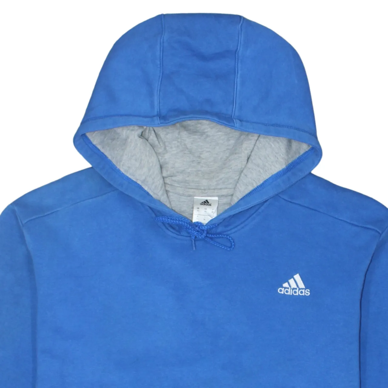 Adidas Blue Hoodie Women’s XLarge Embroidered Chest Logo Front Pocket Pullover Sweatshirt sold by Vintage Club product image thumbnail 3