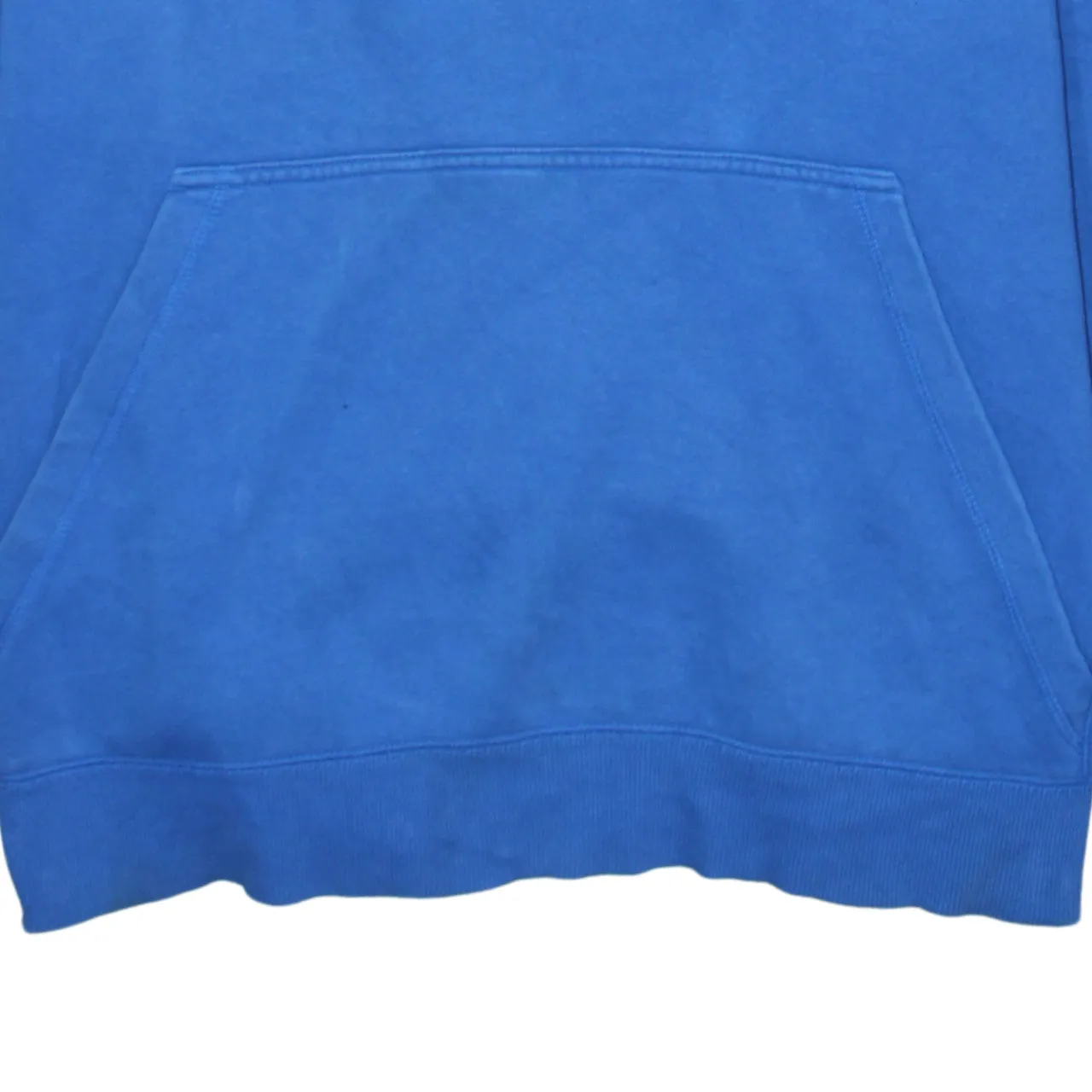 Adidas Blue Hoodie Women’s XLarge Embroidered Chest Logo Front Pocket Pullover Sweatshirt sold by Vintage Club product image thumbnail 4