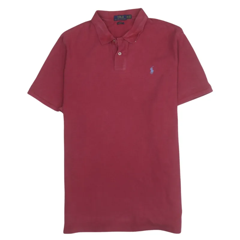 Polo Ralph Lauren Burgundy Red Polo Shirt Women’s 2XL Embroidered Pony Logo Short Sleeve Top made by Polo by Ralph Lauren