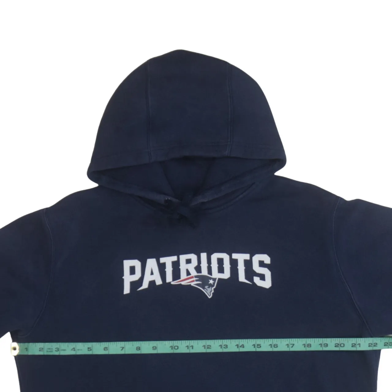 Nike Navy Blue Hoodie Men’s Medium Patriots Printed Logo Fleece Pullover Sweatshirt sold by Vintage Club product image thumbnail 5