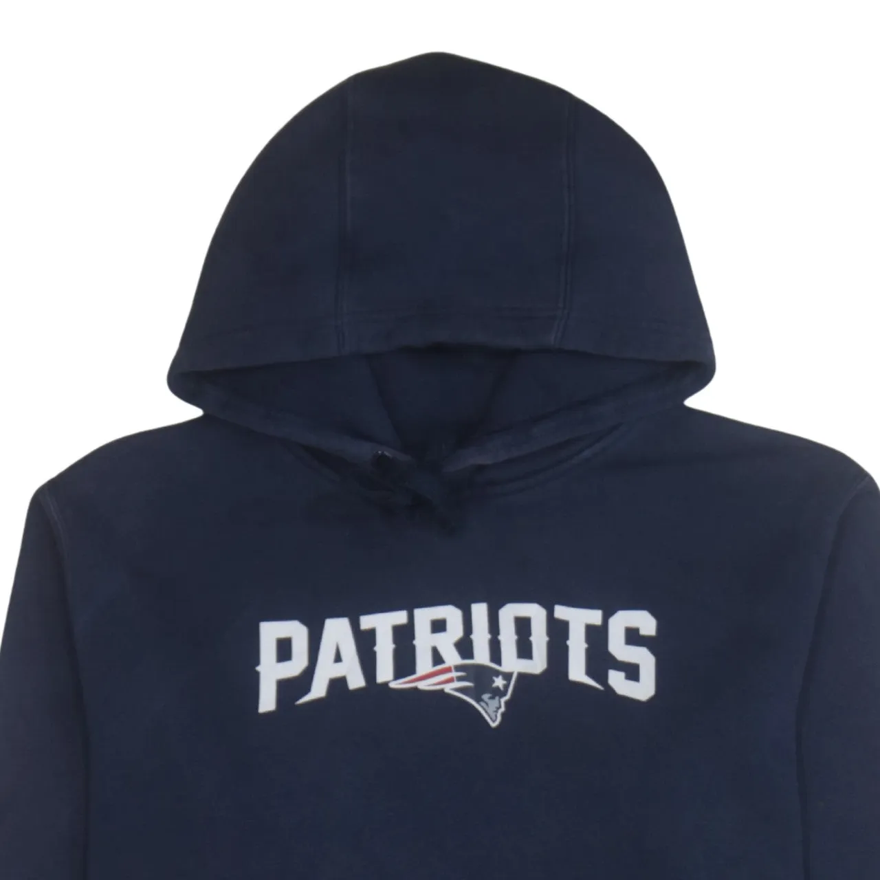 Nike Navy Blue Hoodie Men’s Medium Patriots Printed Logo Fleece Pullover Sweatshirt sold by Vintage Club product image thumbnail 3