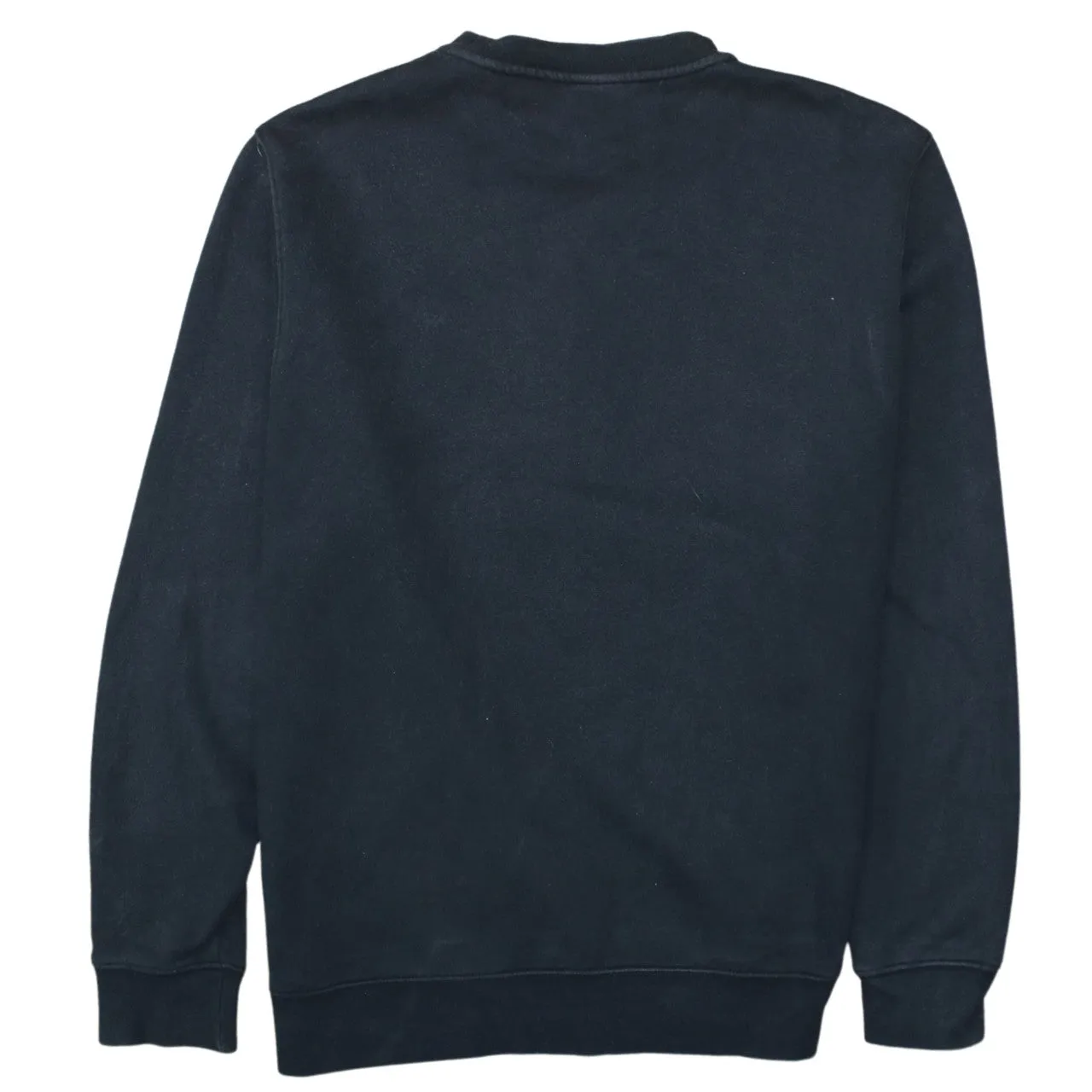 Nike Black Sweatshirt Men's Large Embroidered Swoosh Logo Crewneck Pullover Fleece Top sold by Vintage Club product image thumbnail 2