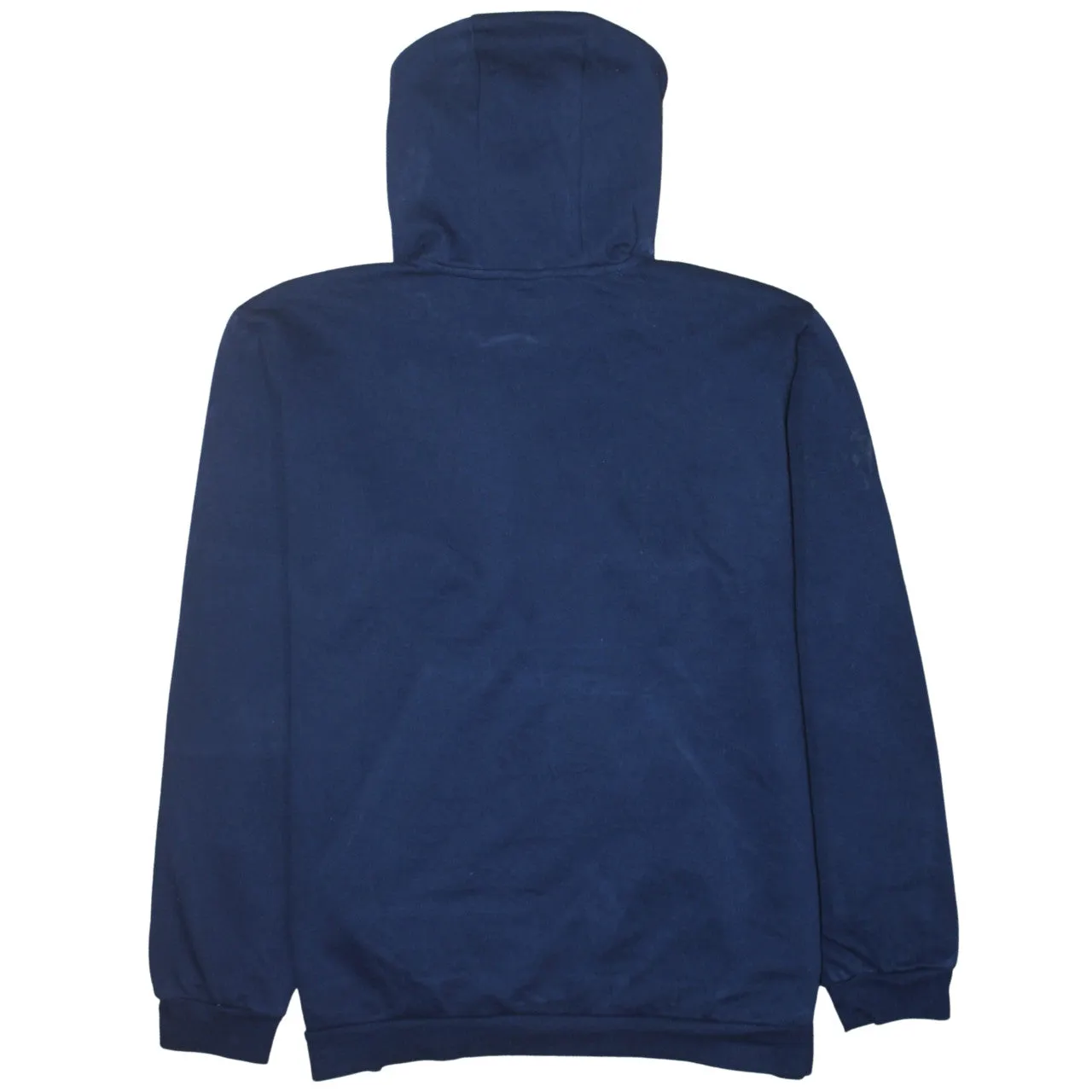 Adidas Navy Blue Hoodie Women’s XLarge Embroidered Chest Logo Front Pocket Fleece Pullover sold by Vintage Club product image thumbnail 2