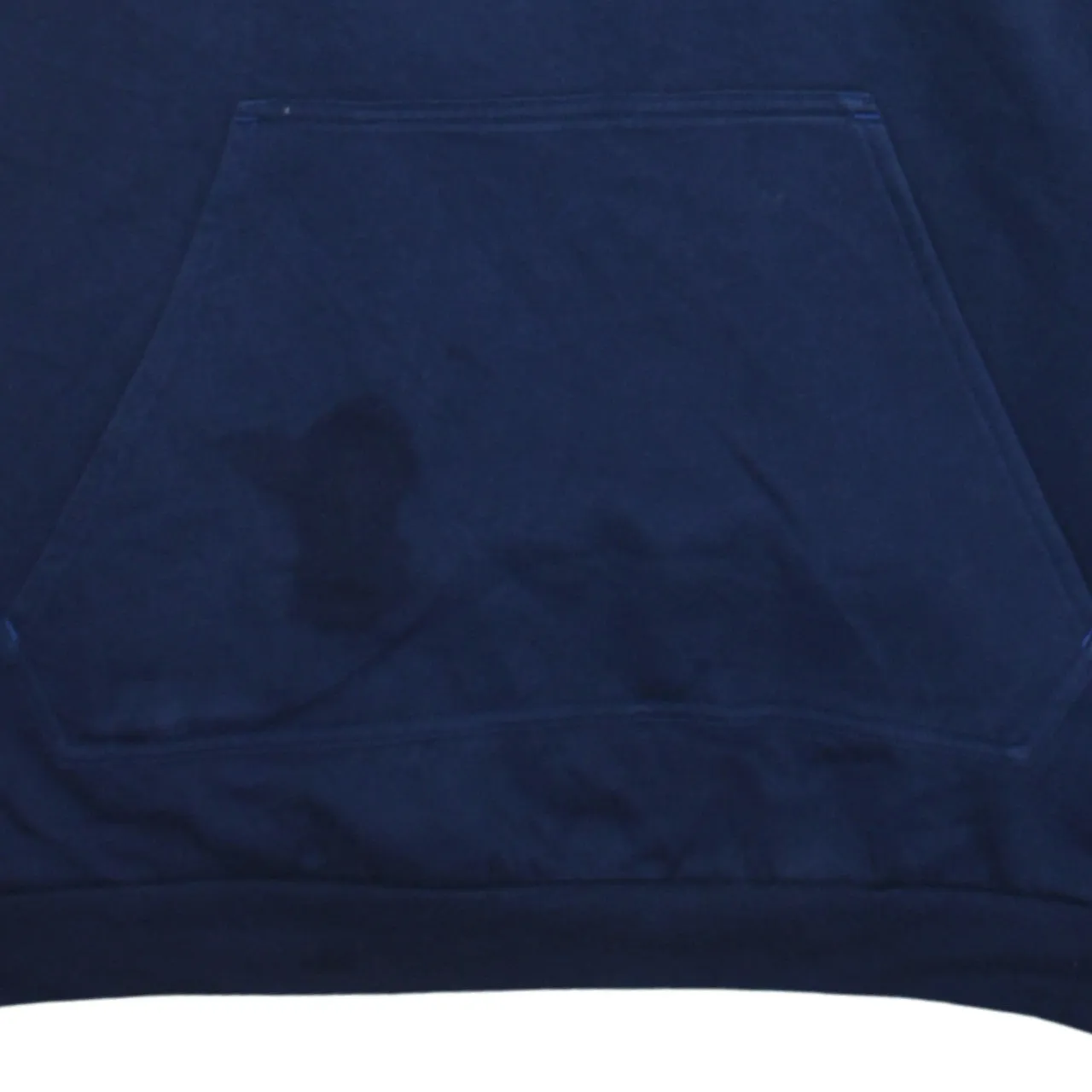 Adidas Navy Blue Hoodie Women’s XLarge Embroidered Chest Logo Front Pocket Fleece Pullover sold by Vintage Club product image thumbnail 4