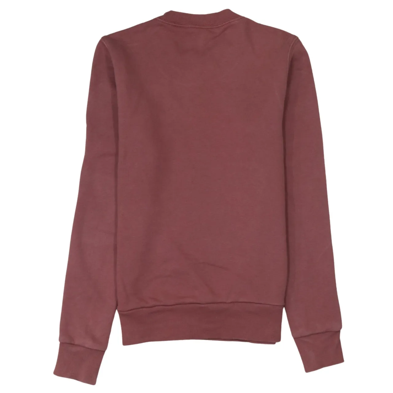 Reebok Burgundy Red Sweatshirt Men's XSmall Embroidered Chest Logo Ribbed Crewneck Pullover sold by Vintage Club product image thumbnail 2