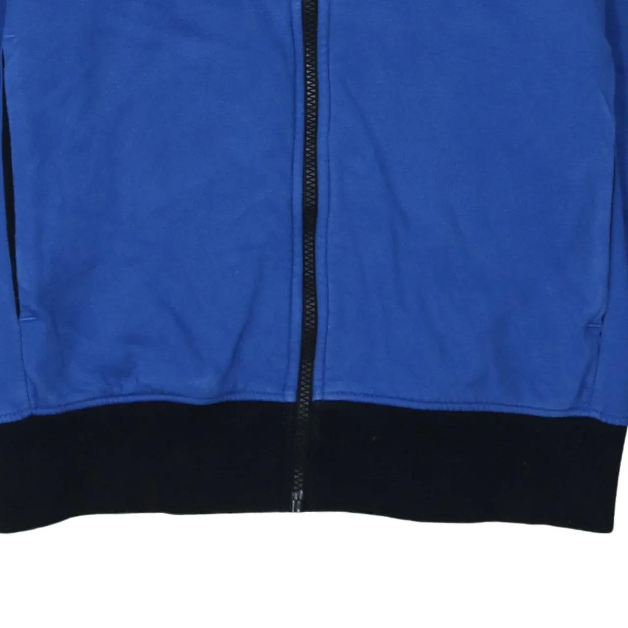 The North Face Blue Black Hoodie Men’s Medium Full Zip Embroidered Logo Pockets Sweatshirt sold by Vintage Club product image thumbnail 4